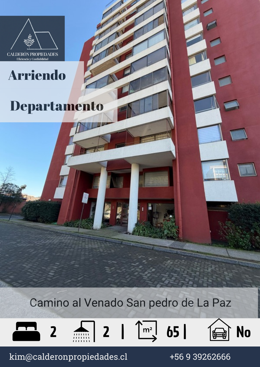 Se arrienda departamento camino al venado San Pedro de La Paz